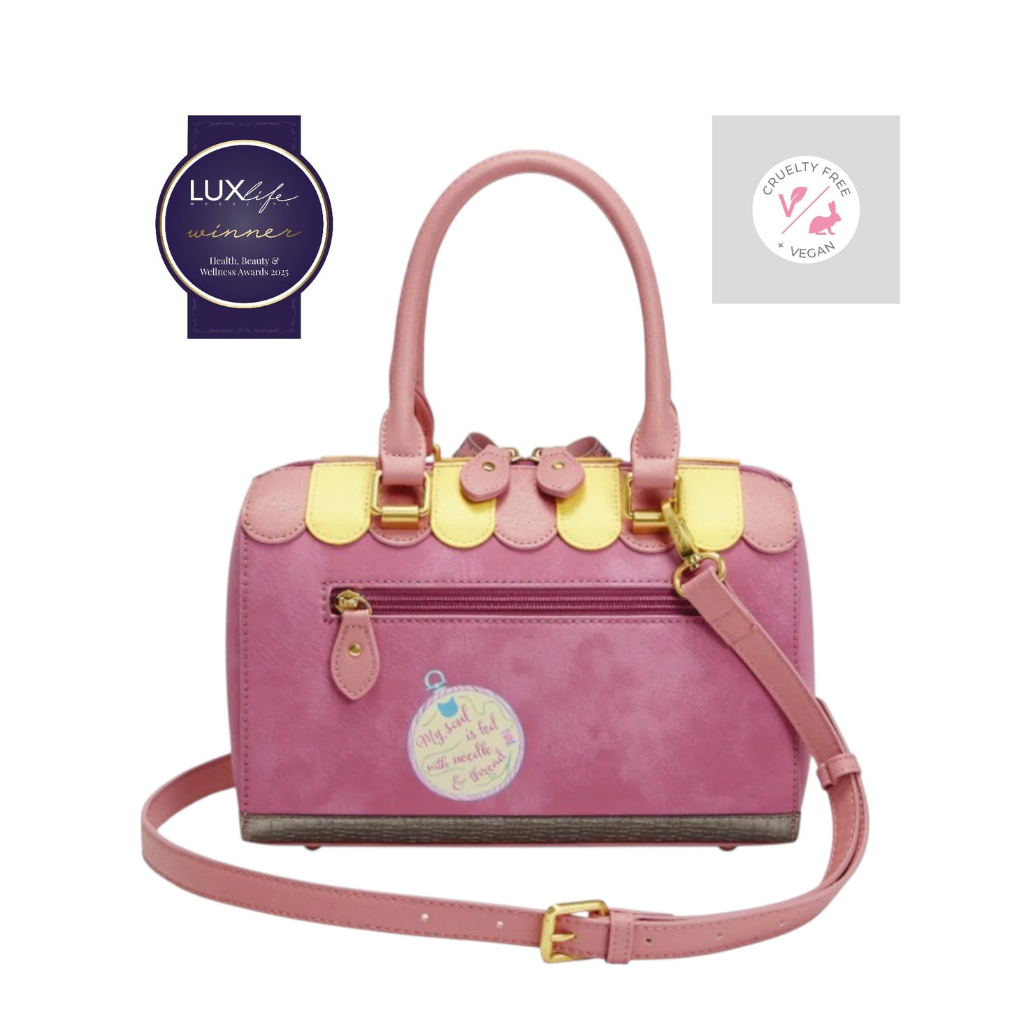 Bolso Sewing shop de Vendula London, tienda de telas, venta en Maldita Rita. Por detrás
