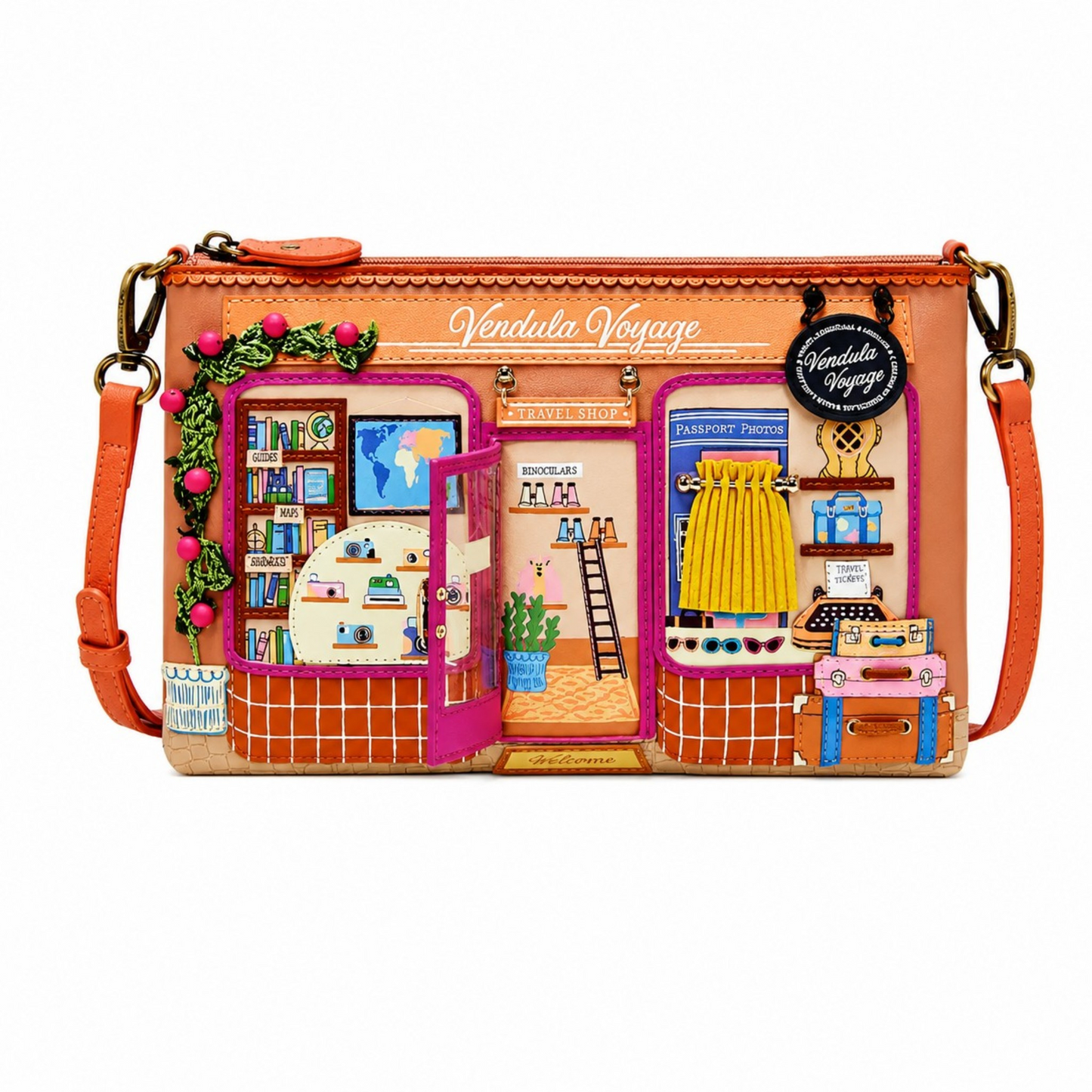 Vendula Voyage Bolso Kate de Vendula London España, venta en Maldita Rita.  Con la puerta abierta. 