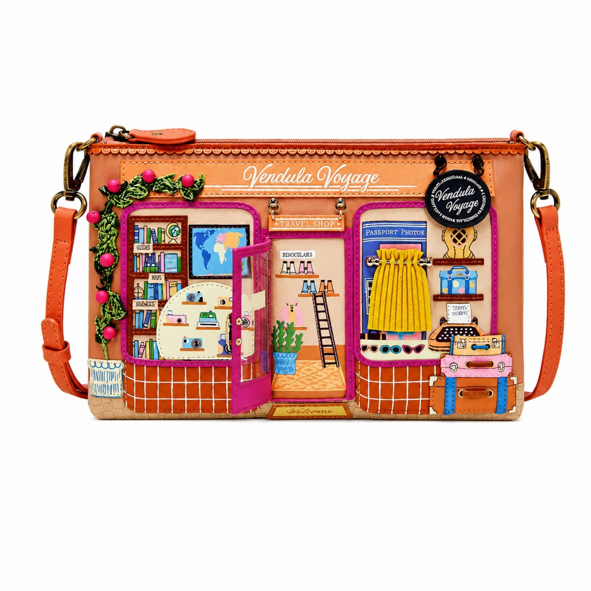 Vendula Voyage Bolso Kate de Vendula London España, venta en Maldita Rita.  Con la puerta abierta. 