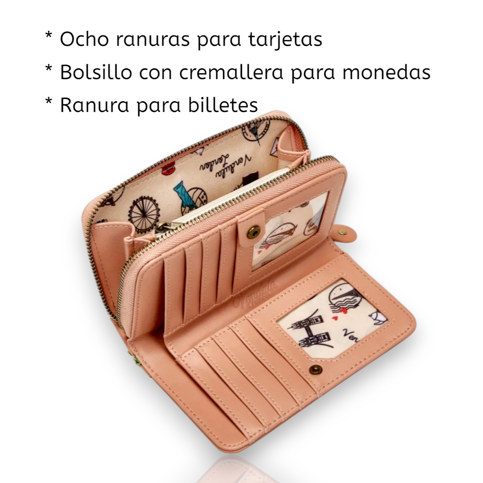 VENDULA VOYAGE -CARTERA CON CREMALLERA ALREDEDOR