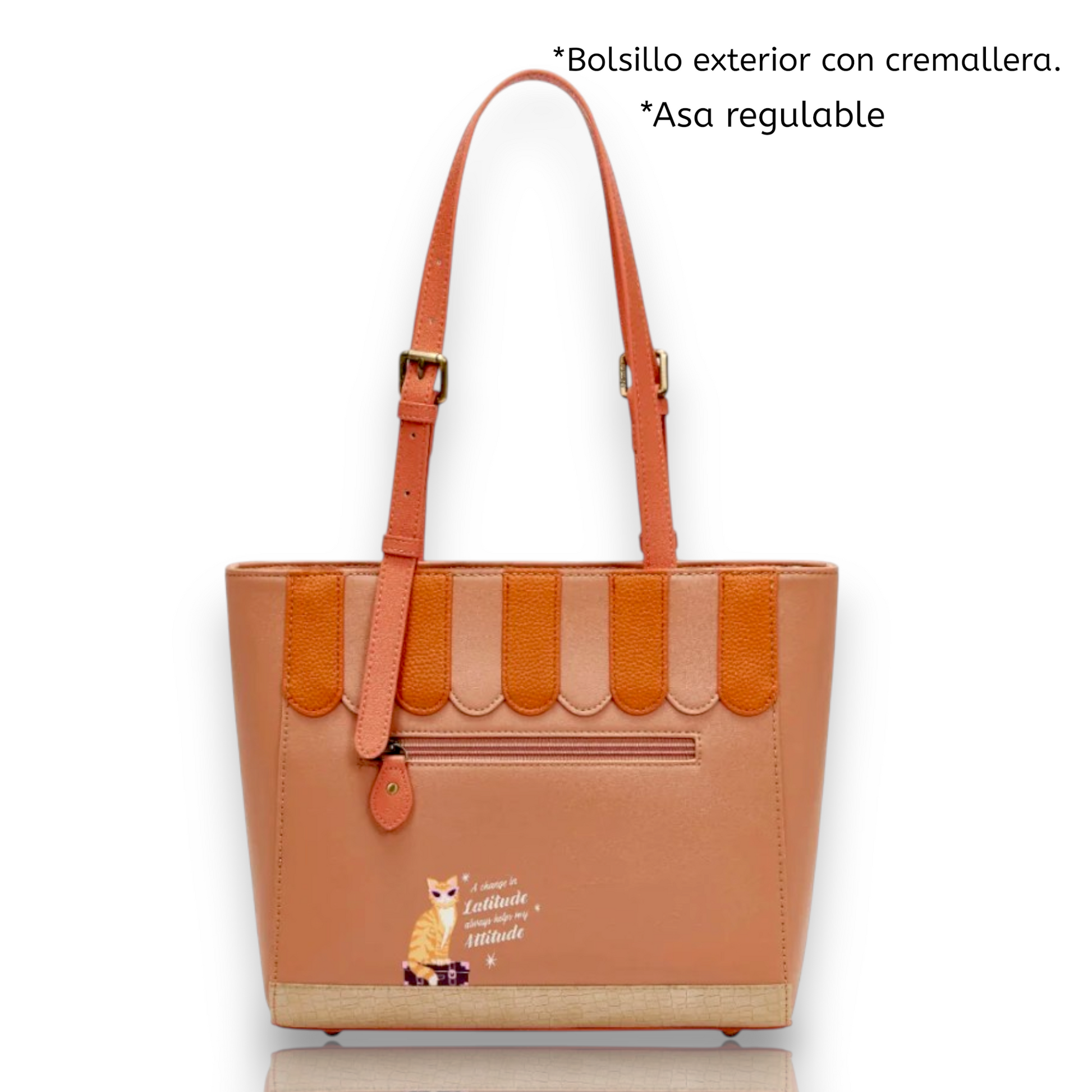Vendula Voyage Bolso shopper de Vendula London, venta en Maldita Rita, España. Vista parte de atrás.