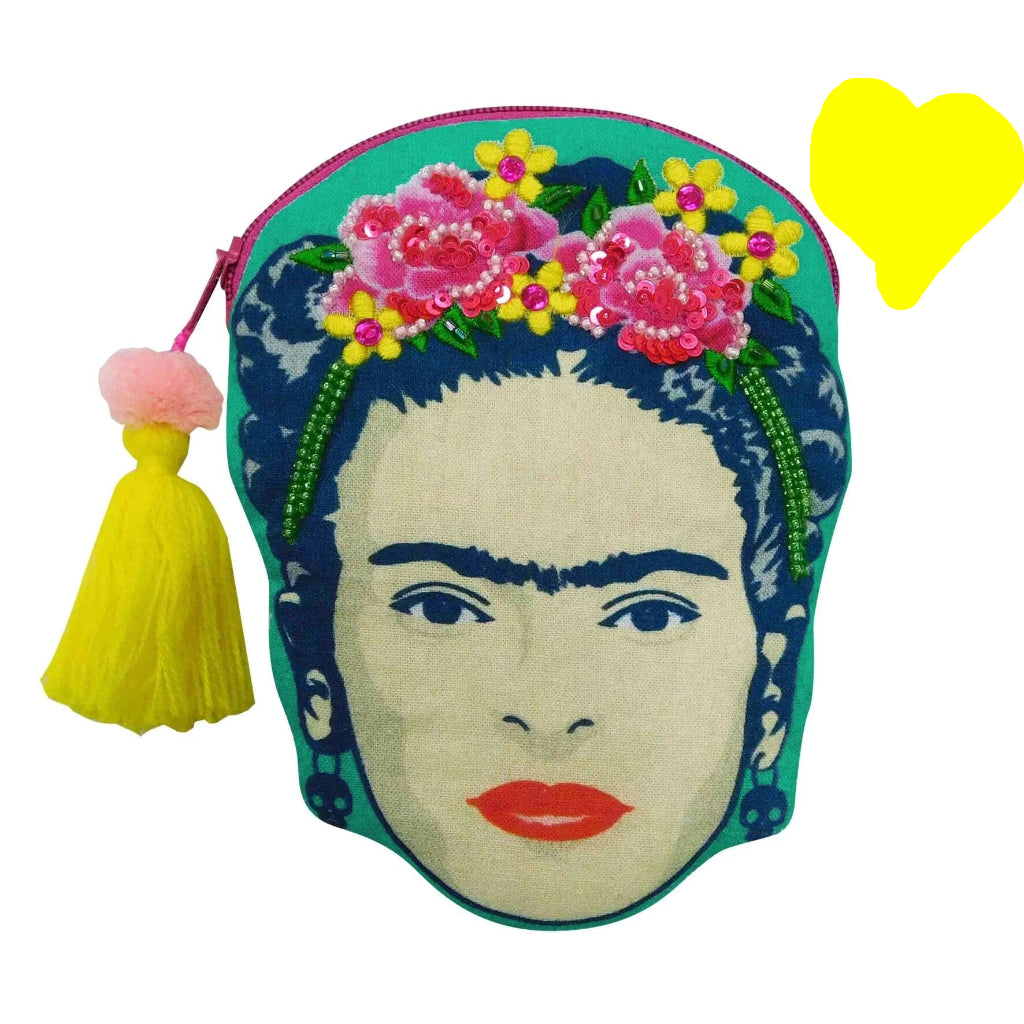 Monedero Frida Kahlo de House of Disaster en Maldita Rita, detalle