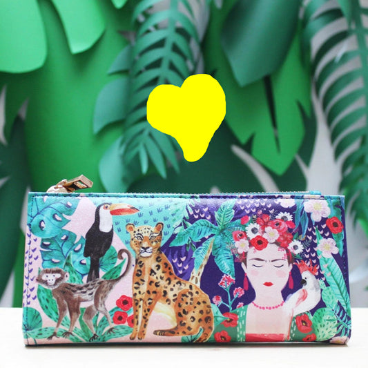Billetera tropical Frida Kahlo de House of Disaster en Maldita Rita 