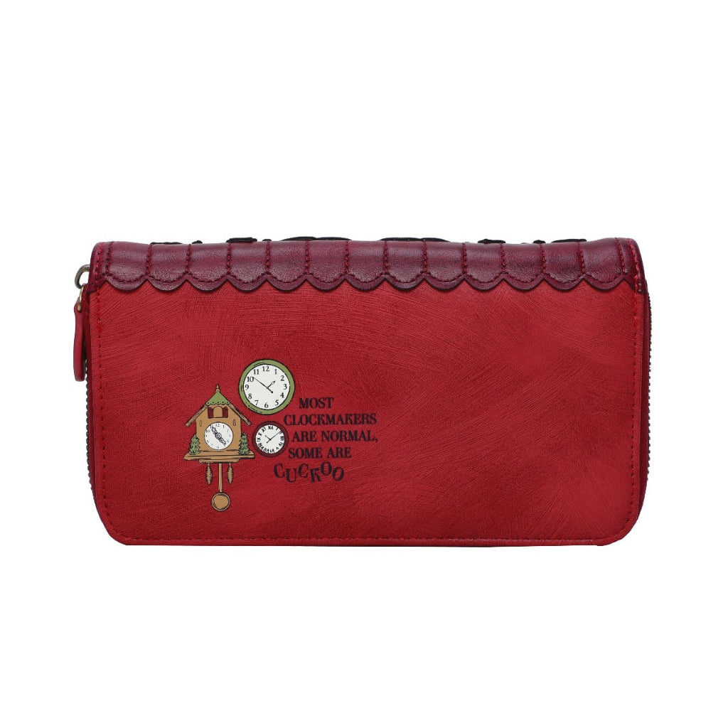 Billetera Tick tock clok parte trasera , de la marca Vendula London, venta en Maldita Rita