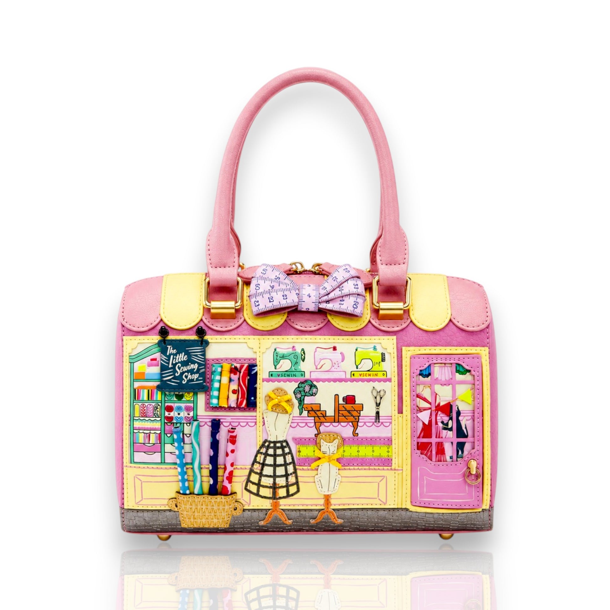 Bolso Sewing shop de Vendula London, tienda de telas, venta en Maldita Rita. 